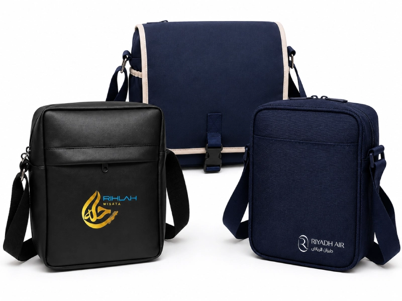 tas selempang dan ransel kabin umroh custom Zydan Collection