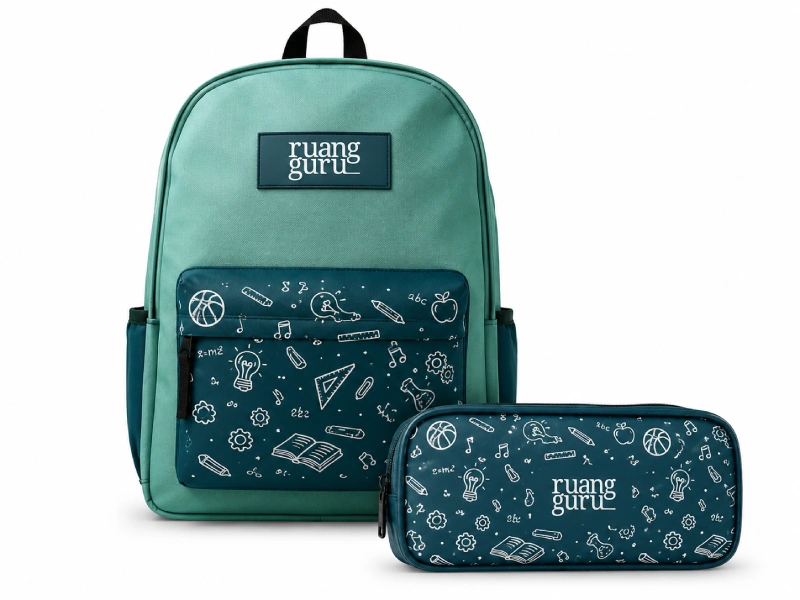 konveksi tas sekolah TK dan SD custom logo sekolah nama murid Zydan Collection